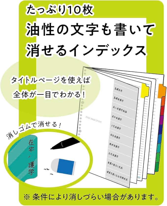 Maruman Session 30-Ring Binder, 5 Tab Dividers, A4, 8.27"x11.69", Blue | Flexible Translucent Cover, Holds Up To 90 Sheets, Erasable Tabs, Storage Pocket, For Loose-Leaf Organization, Made in Japan