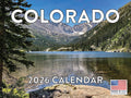 Colorado Calendar 2026 Wall 12 Month Monthly CO Scenic Souvenirs Coloradan Themed Gifts | American Made In The USA