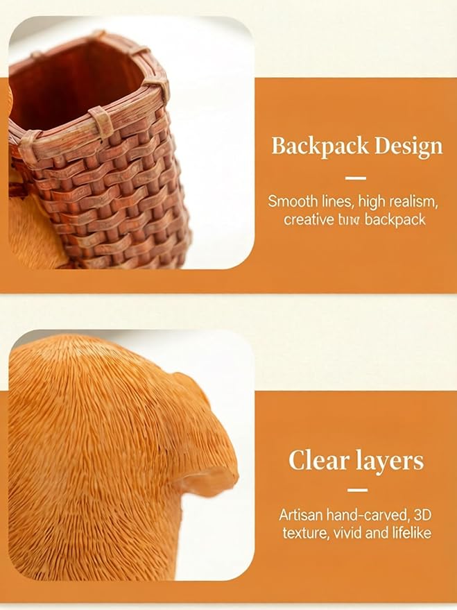 Dog Pen Holder Desk Gifts Men Women and Kids Unique Pen Pencil Holder Cup Funny Desktop Organizer for Home Office School Desk Decor15*12.5CM