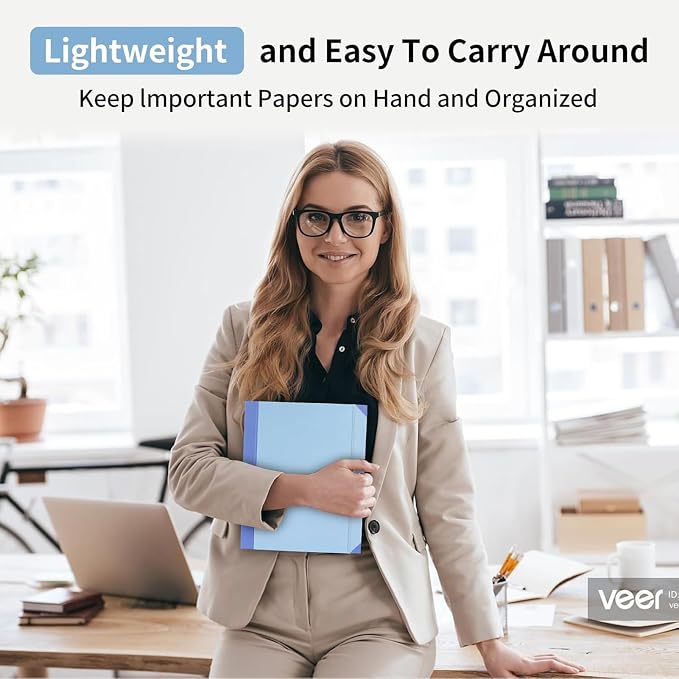 Document Organizer, Emergency Document Organizer - Veleron Life Organizer for Important Papers, Emergency Binder, Birth Certificates, Social Security Cards, Passports, Photos, and Letters