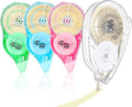 Zonon 4 Pieces Correction Tape Cream Color Beige Corrective Tape Eraser 100 Feet Long for School Office Supplies Crafting, Note Taking, Journal, Case Color May Vary