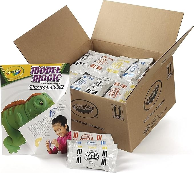 Crayola Model Magic (75ct), Kids Modeling Clay Alternative, 1oz Packs, Teacher Appreciation School Supplies & Classroom Essentials, Air Dry Clay, Ages 3+