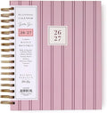 Blue Sky 2026-2027 Daily & Monthly Academic Planner, 7"x9", Laine Pink