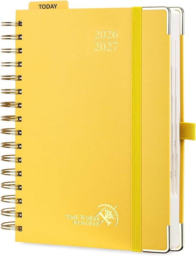 POPRUN 2026-2027 Daily Planner One Page Per Day, 5.75" x 8.5", Day Planner
