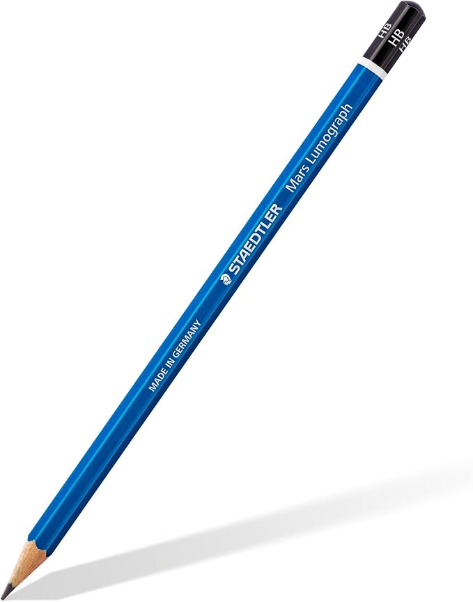 STAEDTLER Mars Lumograph Drawing Pencils: Set of 24 in Metal Case - Presharpened Graphite Art Pencils - Hardness Grades 12B-10H - For Drawing, Shading, Drafting & Illustrating - All Skill Levels