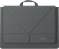 Lenovo Yoga Tote Sleeve Case for Laptops with 16-inch Display, Multi-Compartment Organizer with Convertible Stand, Lightweight Protective Polyester & Microfiber Sleeve, Luna Grey