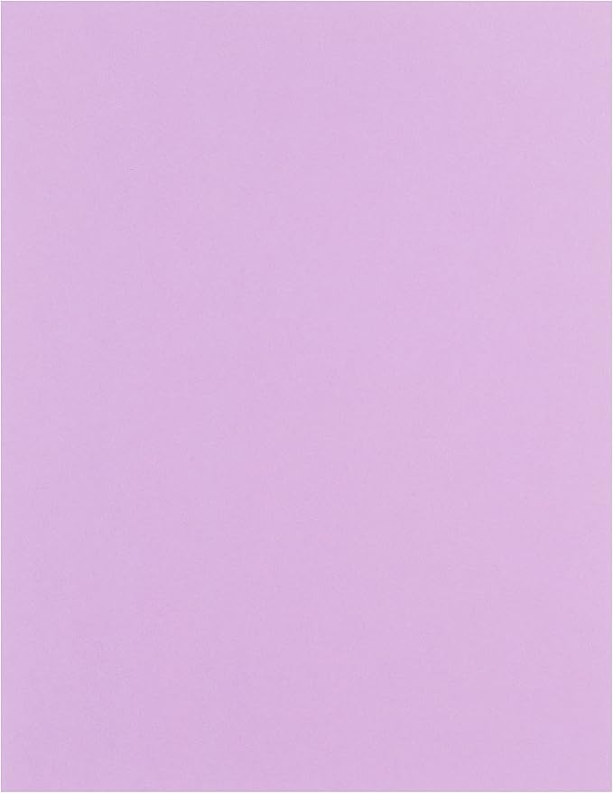 Recollections 100 Sheets Very Violet 8.5” x 11” Cardstock Paper - Acid and Lignin Free Paper for Scrapbooks, Arts & Crafts - 1 Pack