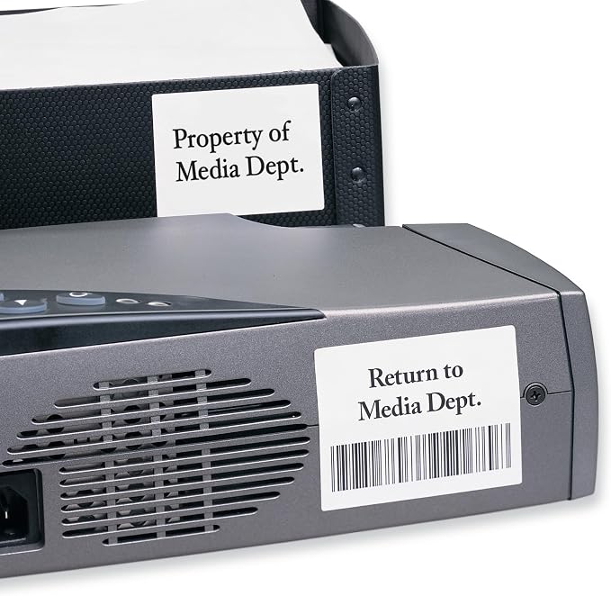 Avery® Durable White Cover Up ID Labels for Laser Printers, 2" x 2.625", Pack of 750 (6578)