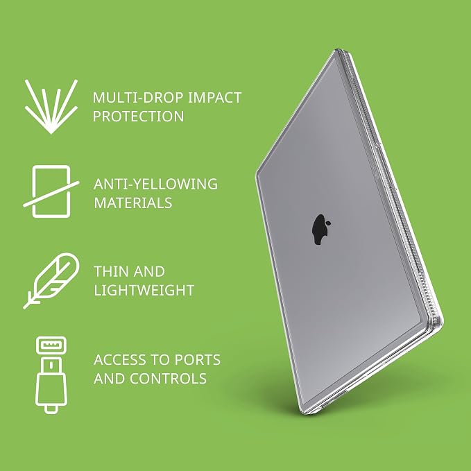 Tech21 Evo Hardshell for MacBook Pro 16" (2021-2023) - Clear