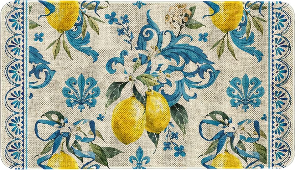 Kitchen Rugs and Mats,Washable Non-Slip Floor Mats Door Mat