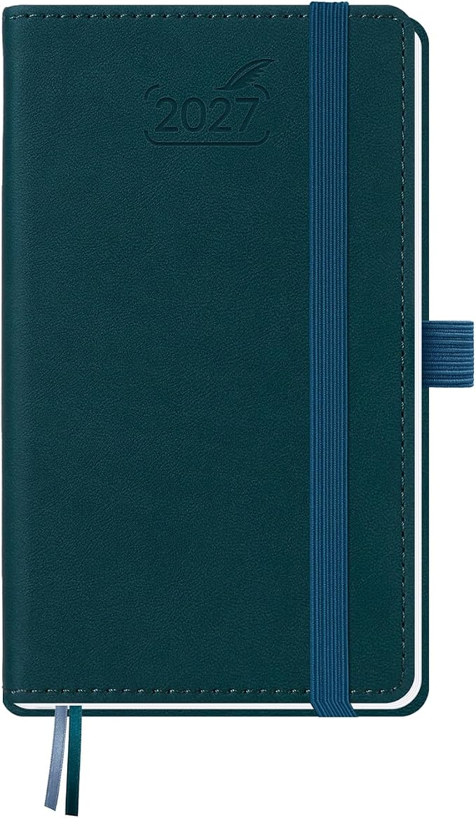 BEZEND Pocket Calendar 2027, Weekly Monthly Planner for Purse (3.5" x 6")