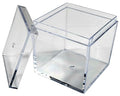 25pcs Acrylic Box Trays for 1.5" 38.1mm Element Cubes Clear Case Periodic Table Bracket for Elements Collections Science Education Displays