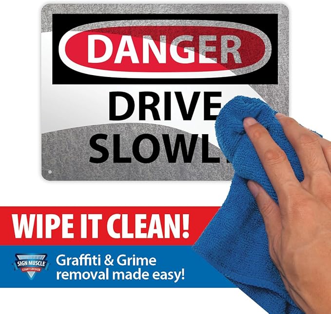Custom OSHA Style Notice Sign 10" x 14" Aluminum Sign, Customizable "Your Text Here", by AccuformNMC Made in USA