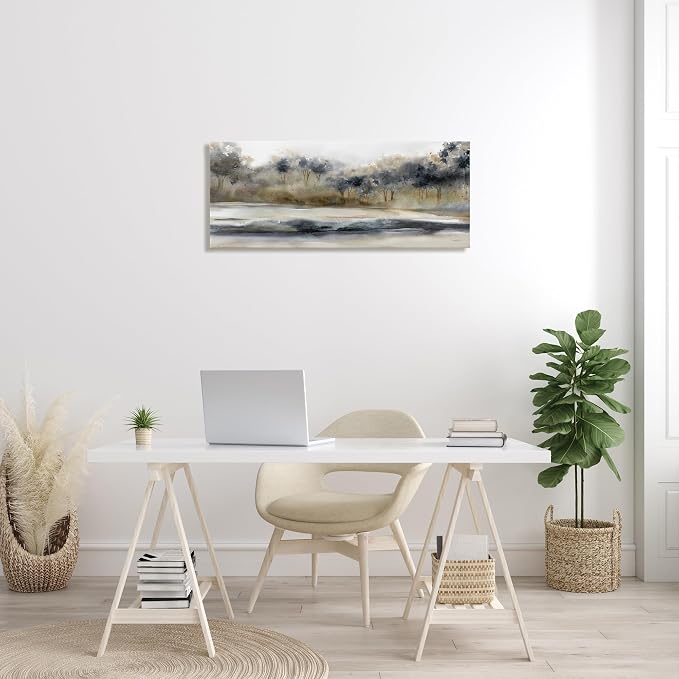 Abstract Nature Grove Landscape, 17 x 40 Inch Canvas Wall Art | Stupell Industries · By Carol Robinson · Ready to hang · Ideal for living room or office · Made in USA