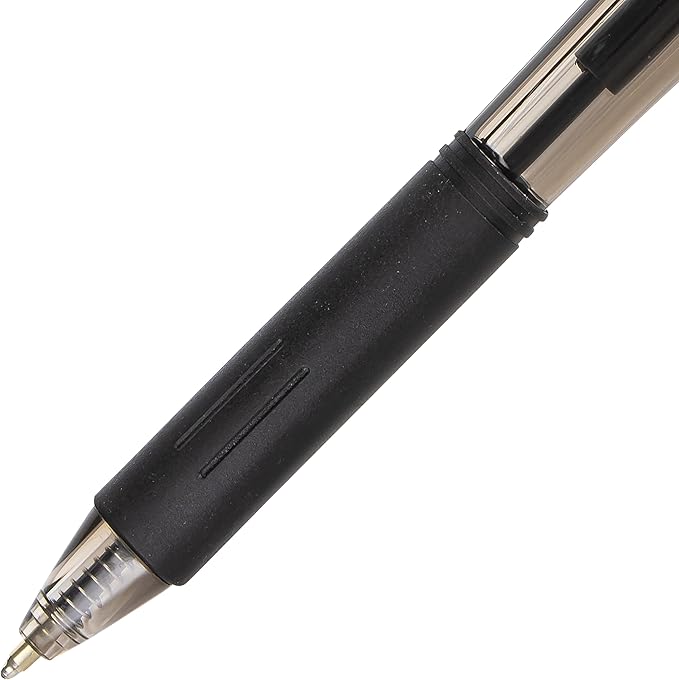 Pentel WOW! Ballpoint Pen, (1.0mm) Medium Line, Black Ink, Pack of 60, Canister (BK440PC60A)