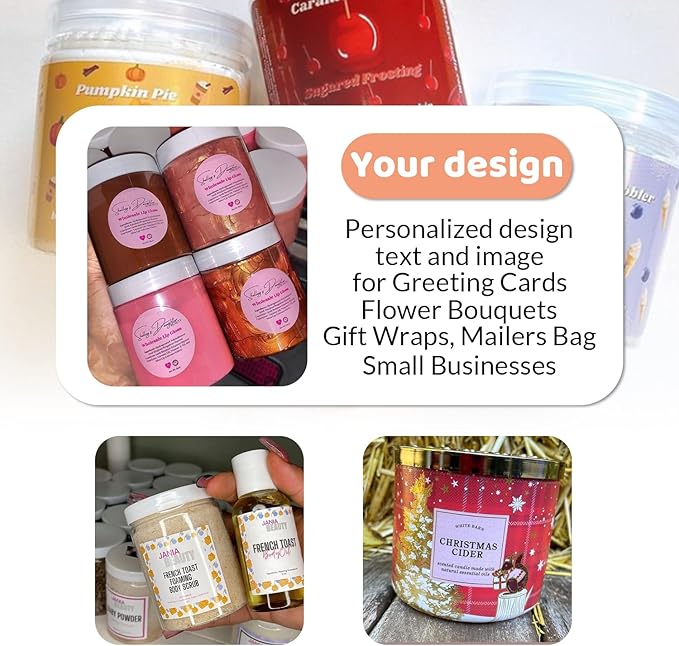 Custom Labels & Stickers - Personalized with Logo & Text (100-500, 1.5x1 Inch Diamond)