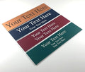 Office Desk Name Plate or Wall/Door Sign - 2x8 or 2x10 - Laser Engraved Sign - CUSTOMIZE. Holder available. Available in 21 colors and 17 fonts. Great gift idea - 1 Tag