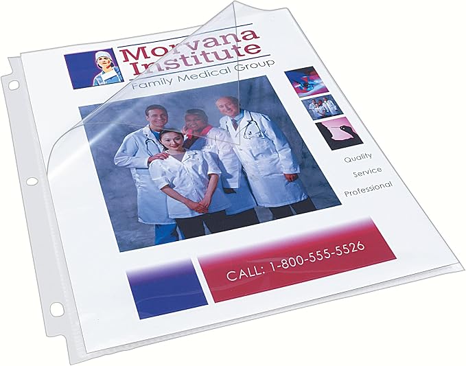 Avery Clear Super Heavyweight Sheet Protectors, Non-Glare, Easy Load, 50 Document Protectors (74131)