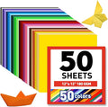 MAXECHO 12" x 12" Colored Cardstock 50 Assorted Sheets in 50 Colors, 180 GSM (65 lb) Bulk Construction Paper, Printer Friendly Card Stock for Printing & Making, DIY Crafts, Cricut, School Supplies