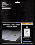 Avery White Asset Tag Labels, 1/2" x 1", Tamper-Evident Laser Printable Tags, 672 Waterproof Labels (60534)