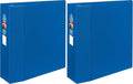 Avery Heavy-Duty 3 Ring Binder, 4 Inch One Touch EZD Rings, 4.5 Inch Spine, 1 Blue Binder (79884) (Pack of 2)