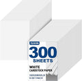 TUXIYA 300 Sheets White Cardstock Paper,8.5" X 11" Card Stock 180 GSM/65 LB | Cardstock Printer Paper Construction Paper White Card Stock for Art, Invitations, DIY Cards, Watercolor & Craft Projects