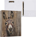 Happy Donkey 3 Ring Binders 1.5 Inch Clear View Three Ring Binders Versatile Binder for Work School Office Supply 1 Pack
