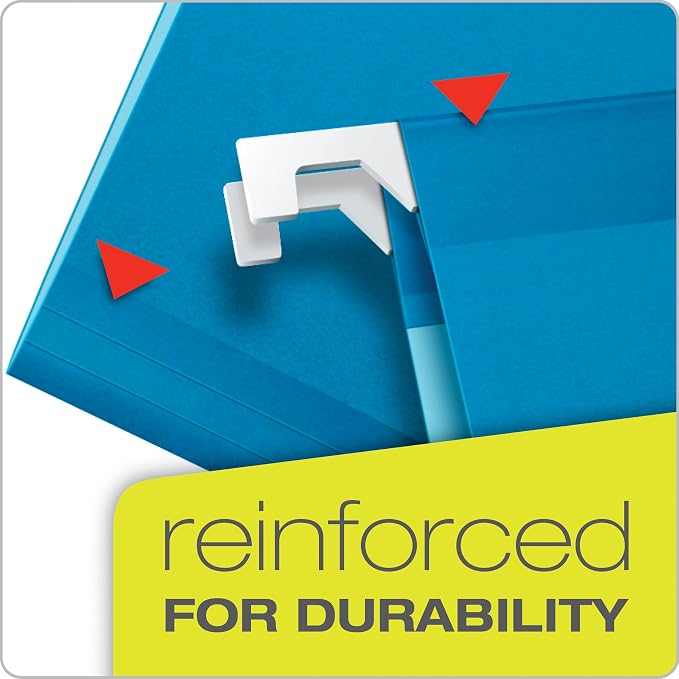 Pendaflex Hanging File Folders, Legal Size, Blue (PFX415315BLU) (Pack of 10)