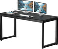 SHW 55-Inch Commercial-Grade Office Computer Desk, Black | 10-Year Limited Warranty