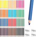 Spakon 96 Pcs Colored Pencil Bulk, 12 Colors, 3.5 Inch Short Fat Pencil
