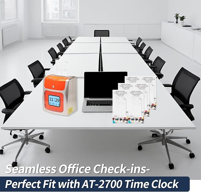 300 AT-2700 Time Cards Compatible with Allied Time USA AT-2700 Time Clock