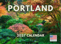 Portland Calendar 2027 Oregon Monthly Wall Calender 12 Month