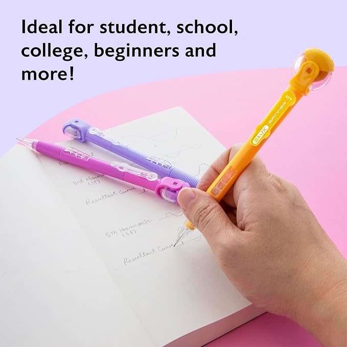 BAZIC PRODUCTS 0.7 mm Mechanical Pencils, Spinner Eraser, HB Lead, 24-Box