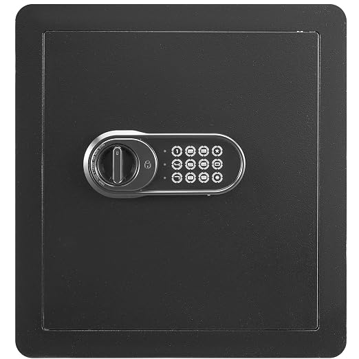 VEVOR Safe Box with Digital Keypad and 2 Keys, 1.8 Cubic Feet Home Safe, Steel Security Cabinet, with Fire-proof Bag, Protect Cash, Gold, Jewelry, for Home, Hotel,15.8"Wx13"Dx16.9"H