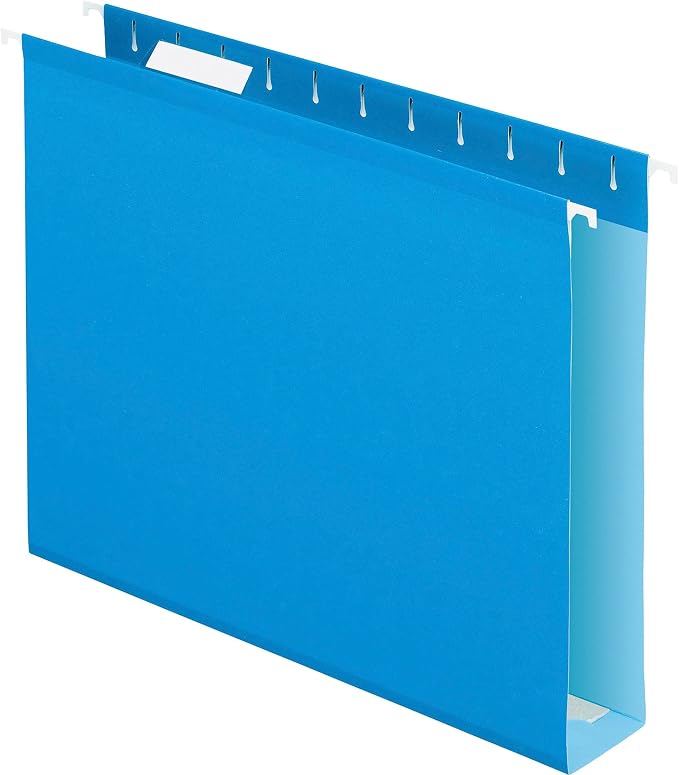 Pendaflex 04152X2 BLU Extra Capacity Reinforced Hanging Folders,Blue