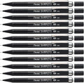 Pentel Sharplet-2 Automatic Pencil, (0.5mm) Lead Size, Black Barrel, Box of 12 (A125A)