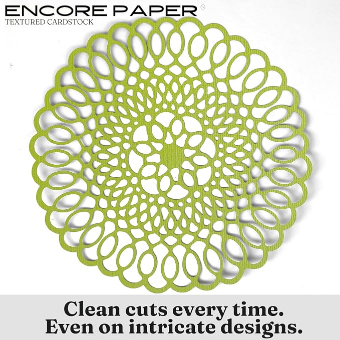 Chartreuse—12x12 Textured Cardstock | 80lb Textured Green Scrapbook Paper | Premium Cardstock for Cricut Cutting | 25 Sheets
