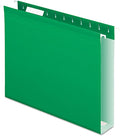 Pendaflex 04152X2 BGR Extra Capacity Reinforced Hanging Folders, Bright Green