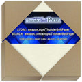 250 White Parchment 65lb Cover Weight Paper - 4" X 4" (4X4 Inches) Square Photo|Card|Frame Size - Printable Cardstock Colored Sheets Old Parchment Semblance