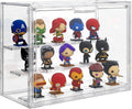 Acrylic Display Case 3 Tiers Clear Figure Display Cases for Collectibles Stackable Large Storage Box with Magnetic Door Dustproof Showcase