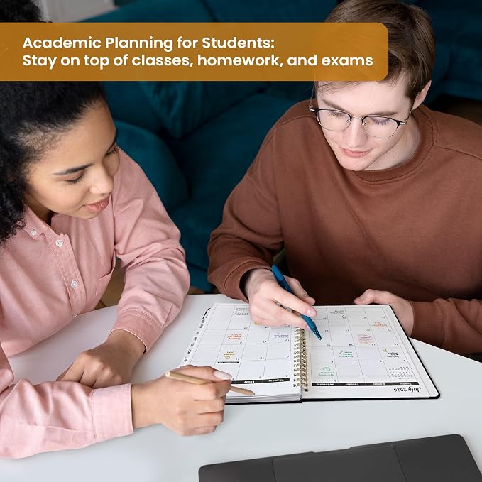 Academic Planner 2026-2027, Jul 2026-Jun 2027 Monthly & Weekly Planner