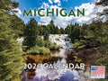 Michigan Calendar 2026 Wall 12 Month Monthly MI Scenic Souvenirs Michigander Themed Gifts | American Made In The USA
