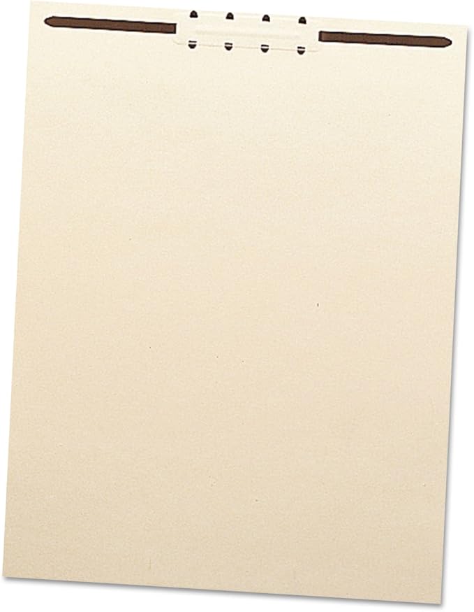 Smead Manila File Backs with 2" Fastener, Letter Size, Manila, 100 per Box (35511)