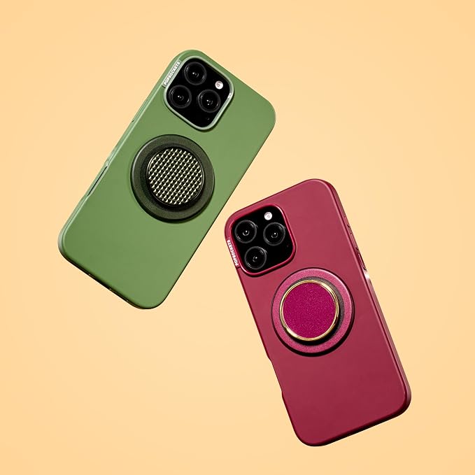 PopSockets iPhone 16 Phone Case with MagSafe- Olive | Magnetic, Wireless Charging, Camera & Drop Protection, Green, Teal, Turquoise, iPad, Removable, Popper