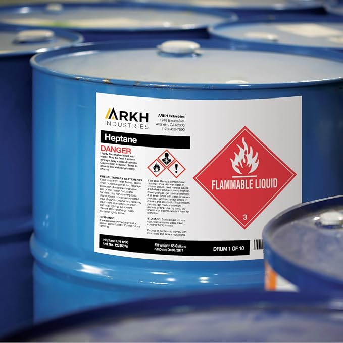 Avery® UltraDuty® GHS Chemical Labels for Laser Printers, Waterproof, UV Resistant, 8.5 x 11, 50 Pack (60501)
