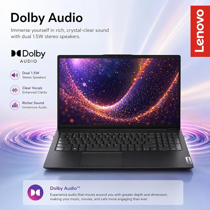 Lenovo V15 Business Laptop 2026 Edition, AMD Ryzen 3 7320U (Beat i7-1065G7), 15.6" FHD Display, 16GB DDR5 RAM, 1TB NVMe SSD, Wi-Fi 6, RJ-45, Dolby Audio, Windows 11 Pro, Black