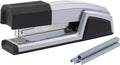 Bostitch Office Epic Metal Desk Stapler, 25 Sheet, Staple Remover, Silver