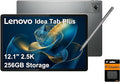 Lenovo Idea Tab Plus AI Tablet, 12" 3K QHD+, Tab Pen Plus, 8GB RAM, 256GB | (128GB+128GB SD Card), 8-Core MediaTek, Touchscreen,13-Hr Long Battery Life, Lightweight, for Student & Gaming, Android OS