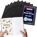 Hygloss Blank Books - Bulk 20 Pack – 5.5" x 8.5" A5 Black Paperback Blank Books for Kids to Write Stories, Doodle, Arts & Crafts – Plain Drawing Sketchbook, Unlined Journal, Notebook Without Lines