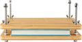 Bamboo Wooden Book Press for Bookbinding - Portable Bookbinding Machine and Book Press (11.6 x 7.9 inches)